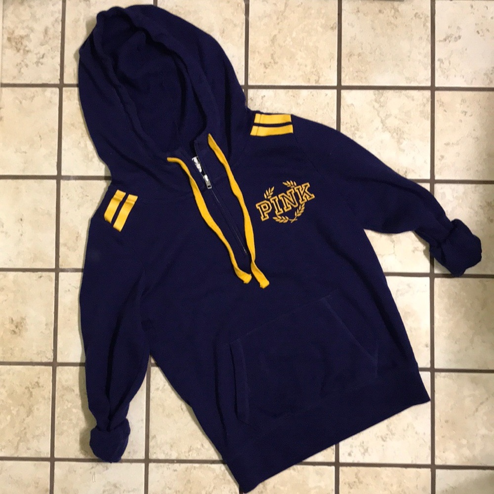 VS PINK 1/4 zip Hoodie